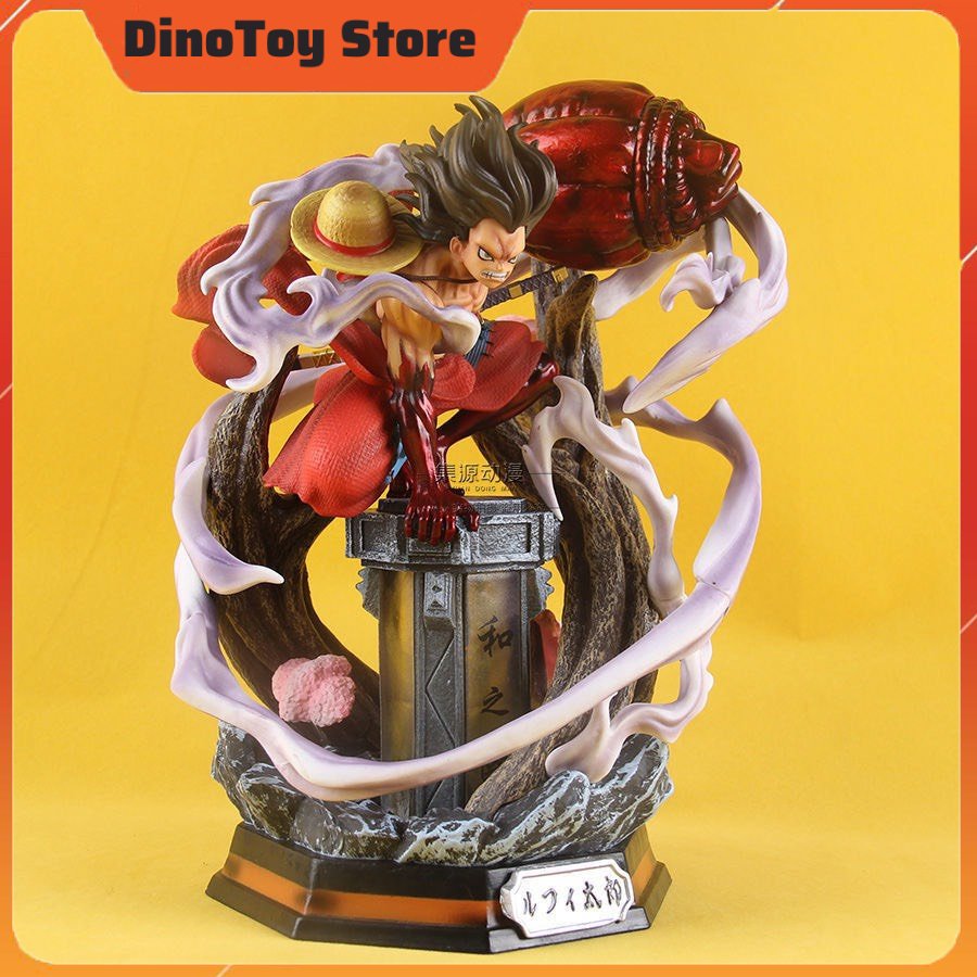 Mô hình luffy snakeman gear 4 có đen led - one piece