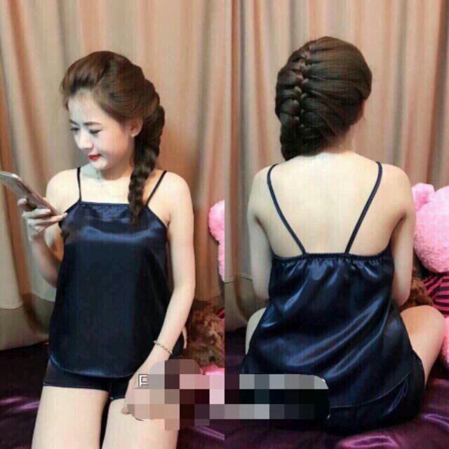 Đồ ngủ nữ phi bóng sexy gợi cảm ,set bộ mặc nhà