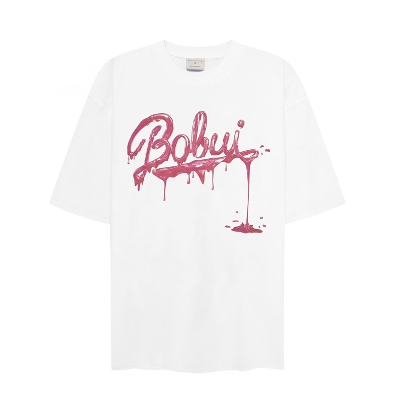 BOBUI NEW FULLTAG CHÍNH HÃNG] Áo thun BOBUI  / áo thun BOBUI LOGO  form oversize tay lỡ