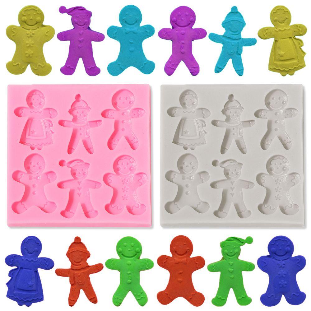 WATTLE Khuôn Silicone Làm Bánh Gừng Giáng Sinh Thủ Công