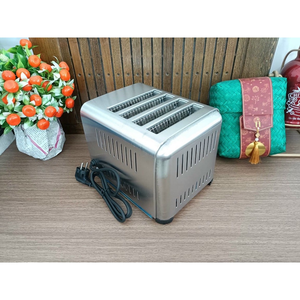 MÀY NƯỚNG BÁNH MÌ SANDWICH INOX 4 NGĂN