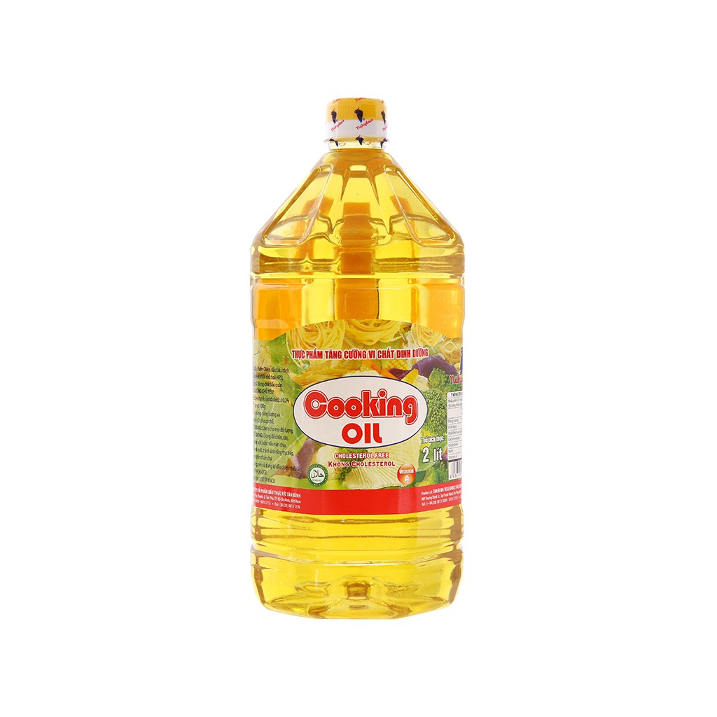 Dầu thực vật Nakydaco Cooking Oil Nutri Plus can 2 lít