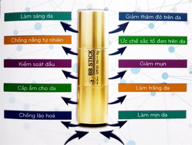 Thỏi Kem trang diem chống nắng BB stick