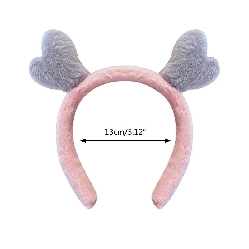 Flgo Băng Đô Lông Nhung Hình Sừng Hươu Hoạt Hình Trang Điểm Tiệc Tùng