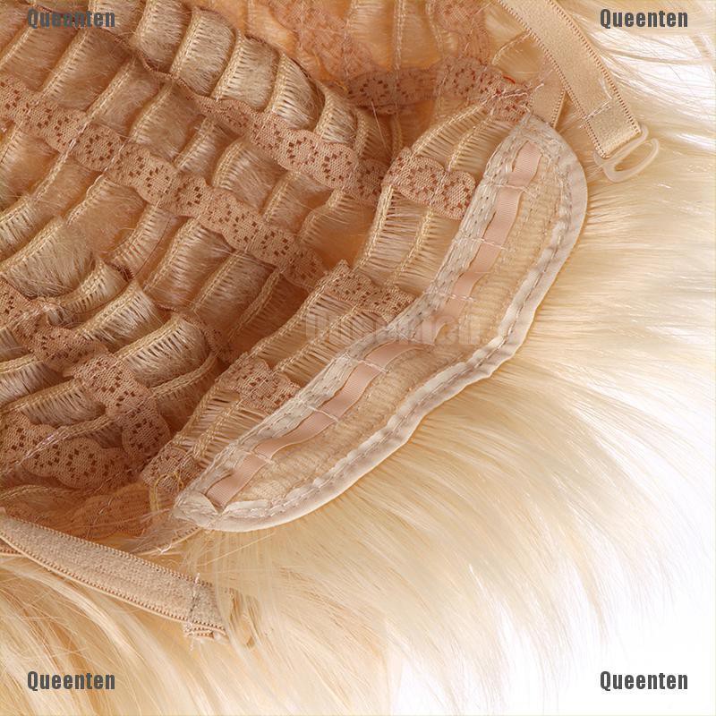 Tóc giả ngắn màu vàng hóa trang nhân vật Anime