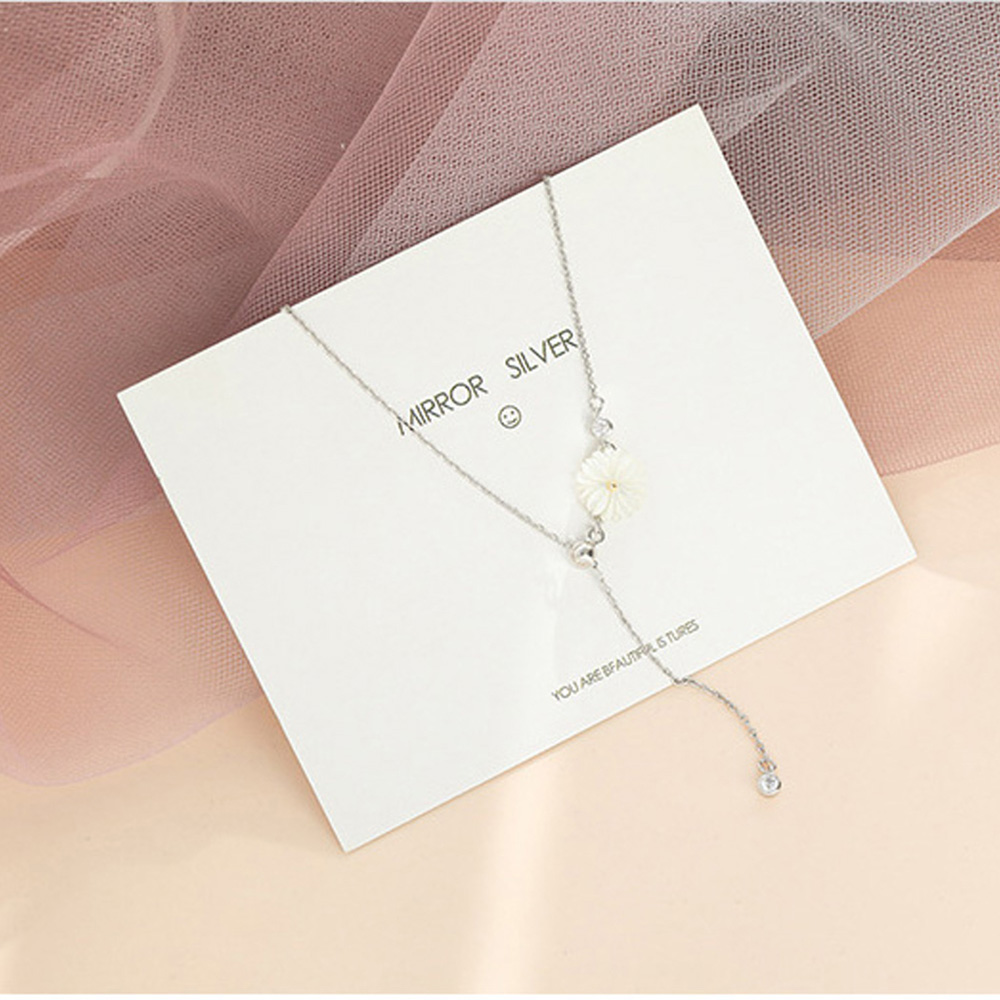 Dây Chuyền Hoa Cúc Dài Dễ Điều Chỉnh