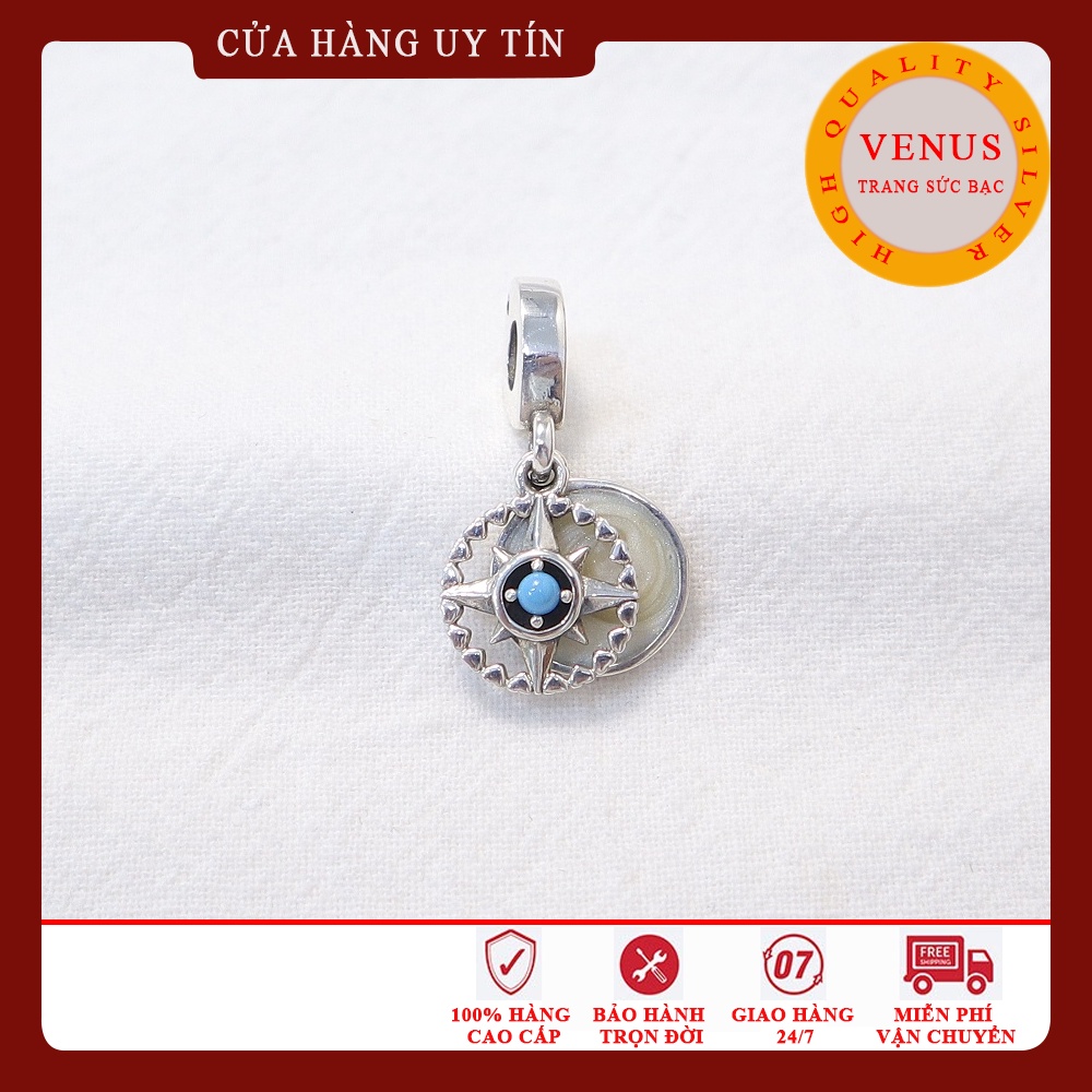 [Charm bạc 925 cao cấp] Charm bạc chiếc la bàn- Mã sản phẩm VENUSLB