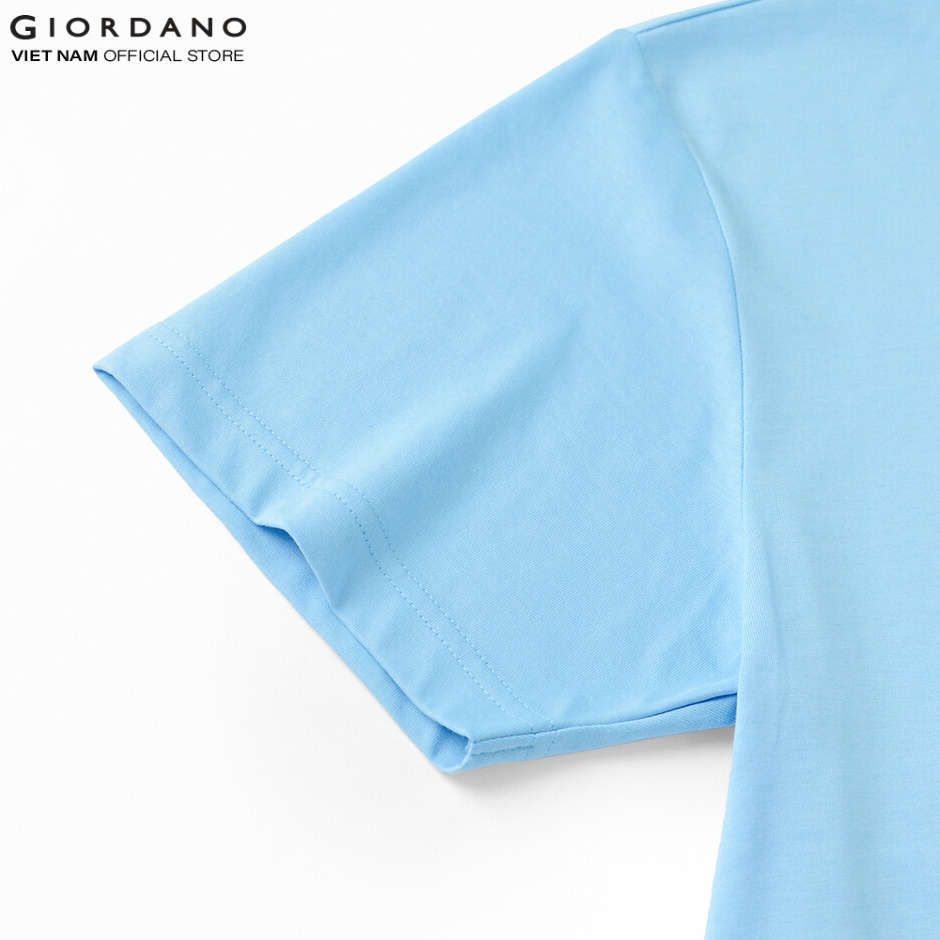 Áo Thun Nam Ngắn Tay Cổ Tim Giordano 01021251