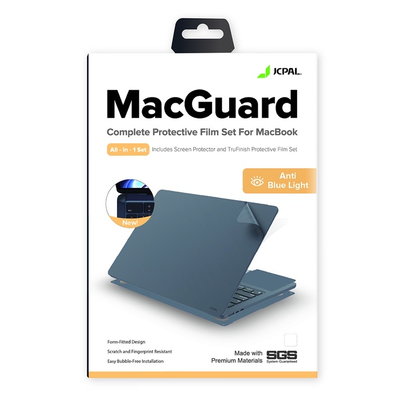 dán full máy bảo vệ mắt Macbook Air M2 15 inch 13.6 inch 5 in 1 JCPAL all in one 3m Macbook Air m2/ dán MAC anti blue