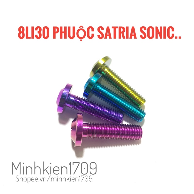 (GR5 XỊN) Ốc titan 8li30 gắn phuộc Satria Sonic