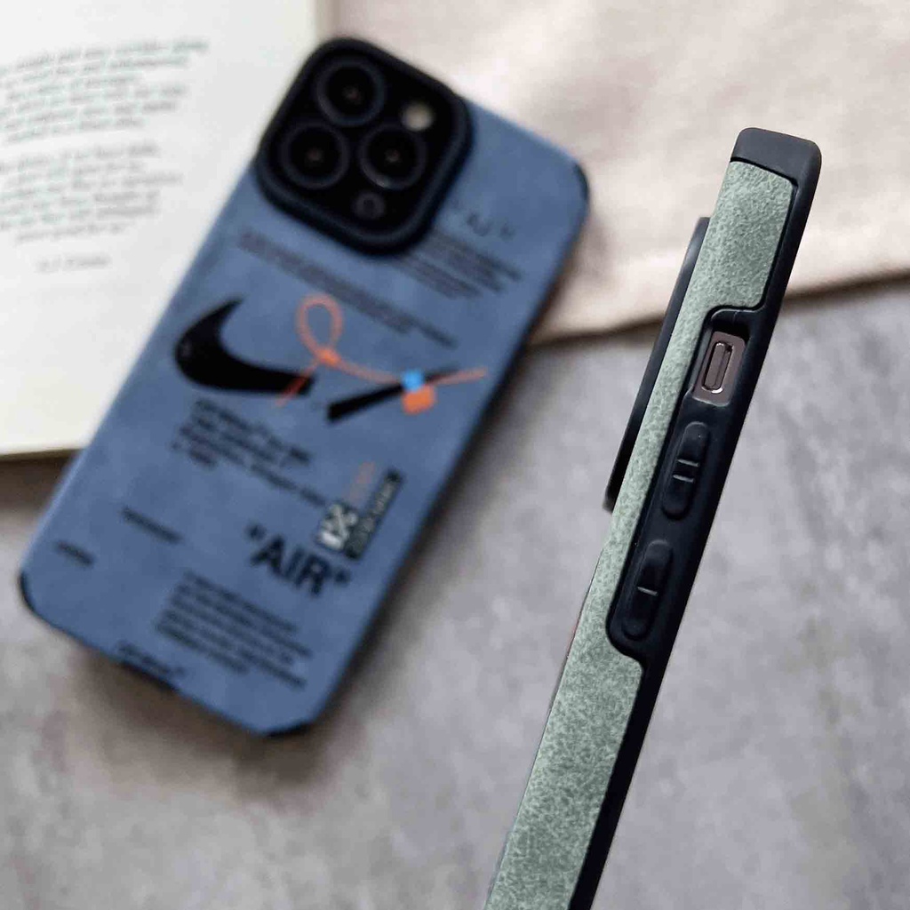 Ốp Điện Thoại Da Lộn Mềm Dạng Móc Thời Trang Sang Trọng Cho iPhone 14ProMax 13 12Pro 11Promax XSMAX XR 7P / 8P