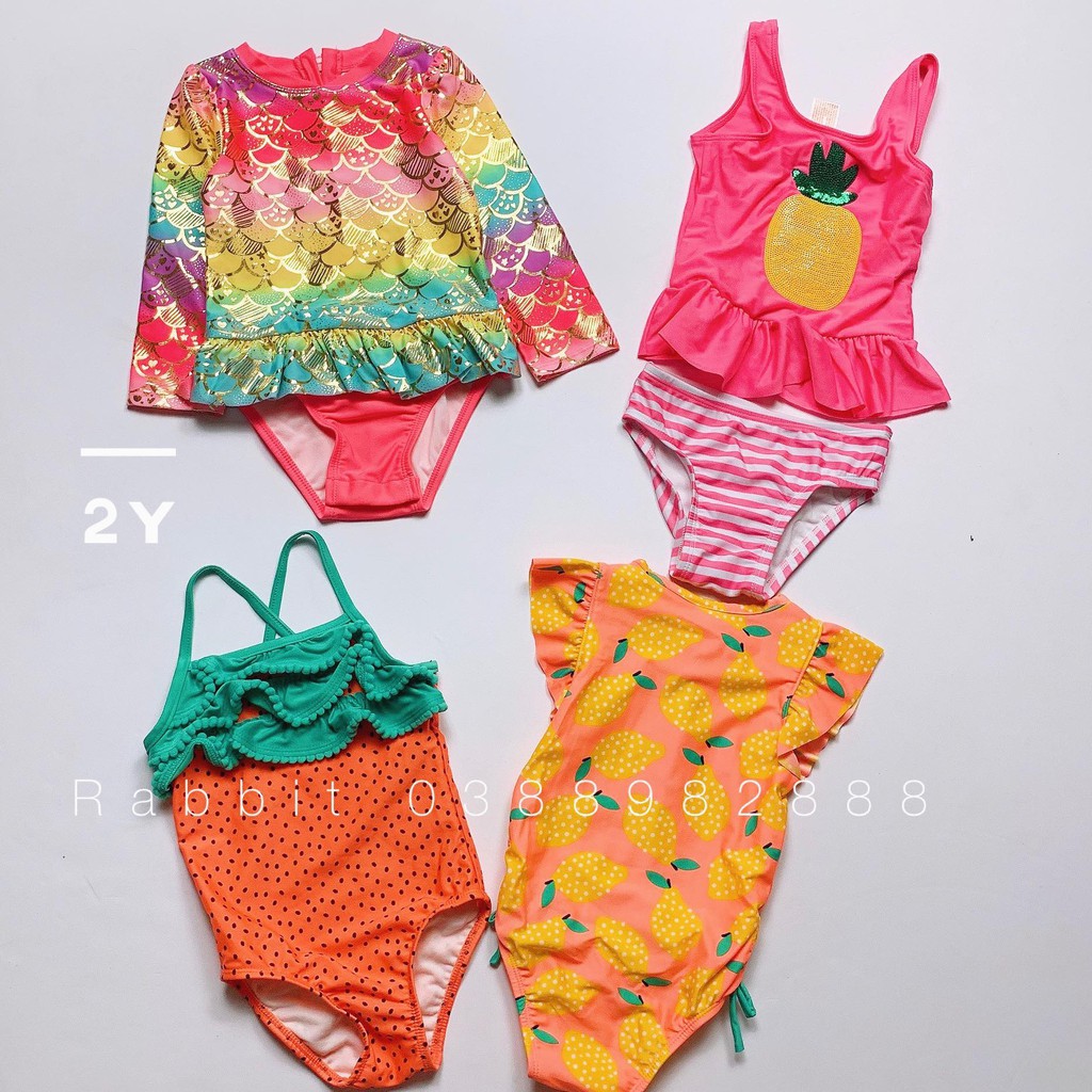 Swimsuit Cat&amp;jack bé gái - RABBITSHOP( HÀNG SALE KO ĐỔI TRẢ)