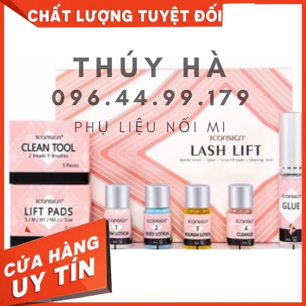 BỘ UỐN LASH LIFT HỒNG_dụng cụ nối mi - THÚY HÀ