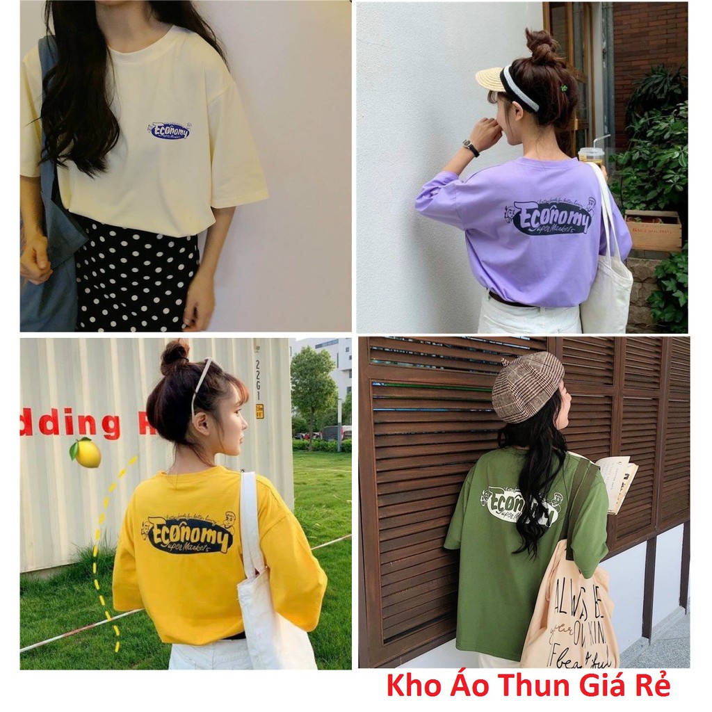 Áo thun cotton Economy form rộng