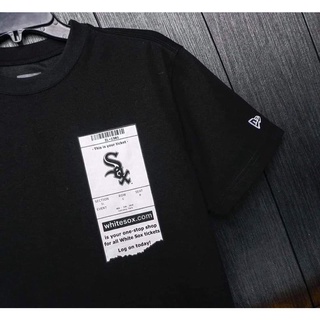 Áo Tee Đen New Era Chicago, Detroit