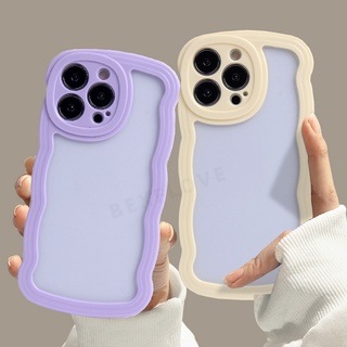 Ốp Điện Thoại Dẻo Trong Suốt Họa Tiết Sóng Biển Sang Trọng Cho iPhone 11 12 13 Pro MAX X XR XS MAX 12Pro 13Pro