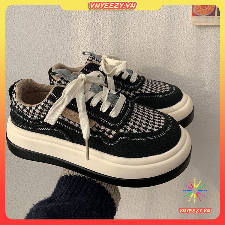 Nền tảng thời trang giày thể thao ren lên cho phụ nữ