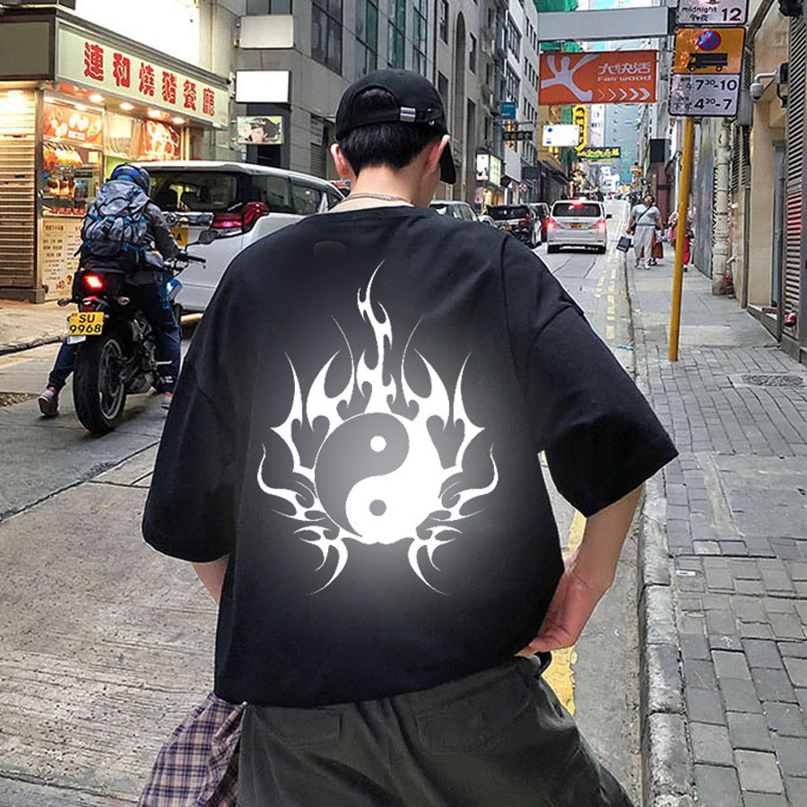 ÁO THUN PHẢN QUANG TAY LỠ NAM NỮ LỤC ĐẠO