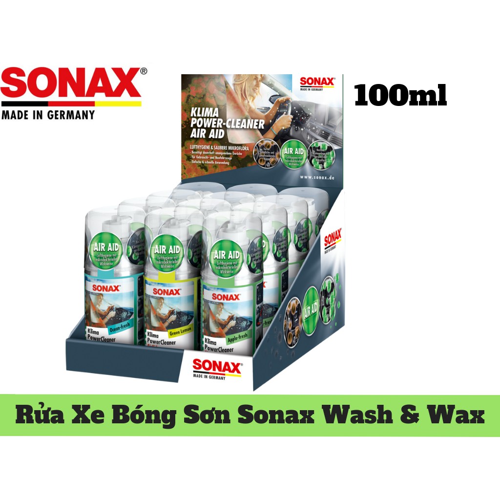 Bình Khử Mùi Làm Sạch Dàn Lạnh Ô Tô Sonax 323 100 (100ml)