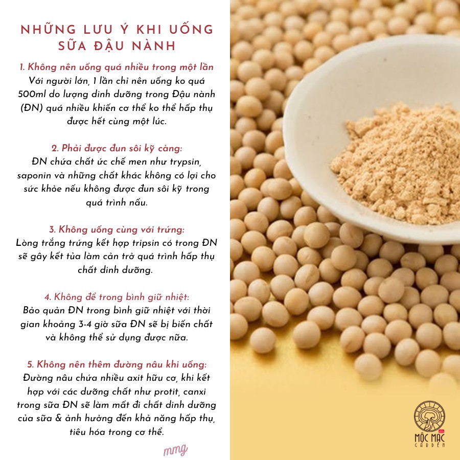 (100gr) Bột Đậu Nành Collagen MMG Handmade dạng túi giấy
