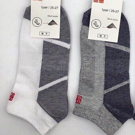 Tất uniqlo cổ ngắn nam nữ hàng xuất nhật chất liệu cao cấp chống hôi giá rẻ