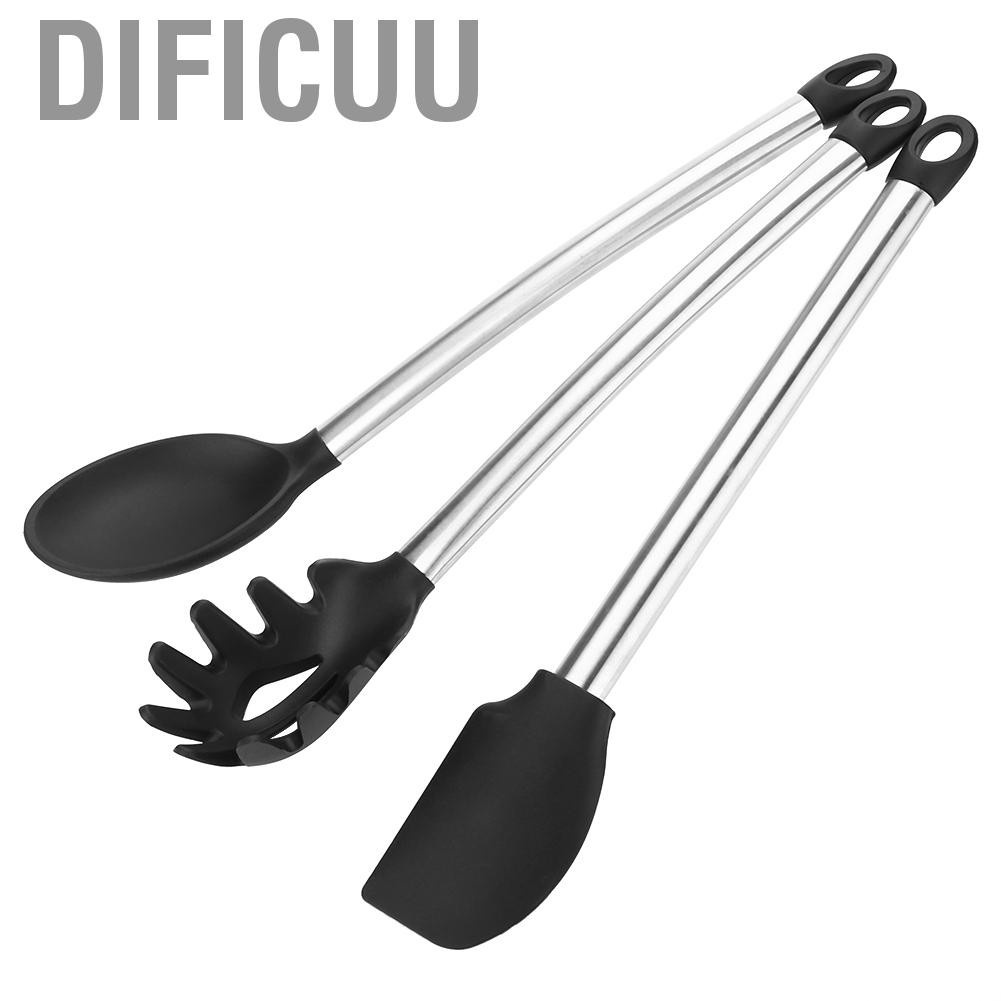 Dificuu Healthy and Non-Toxic Silicone Utensil Set Kitchen for Chef Home Cook