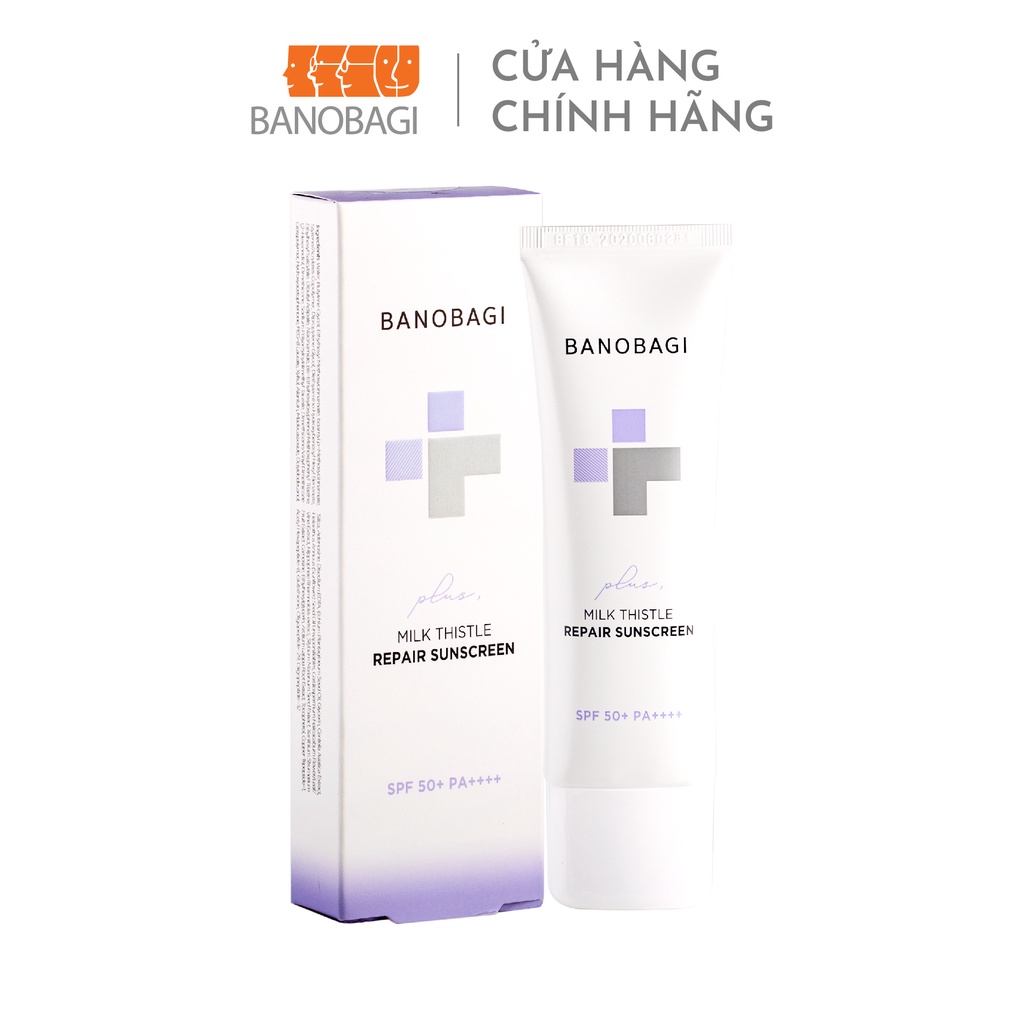 Kem Chống Nắng Phục Hồi BANOBAGI Milk Thistle Repair Sunscreen Plus 50ml