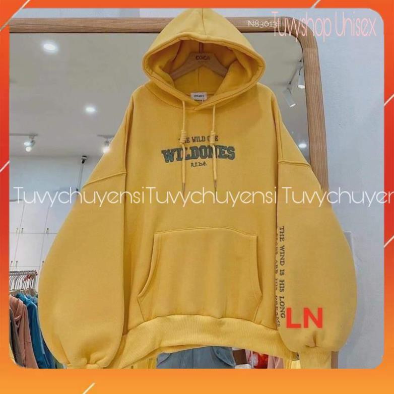 Áo hoodie unisex ️FREESHIP️ Áo hoodie RIDA in tay ngực DA35