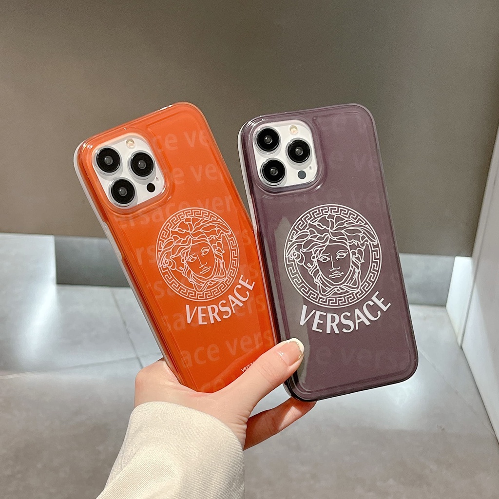 Ốp điện thoại Versace thích hợp cho iphone 14 Pro Max i14 plus 13 Pro Max i13 13pro 11 Pro Max i11 12Pro 12 Pro Max