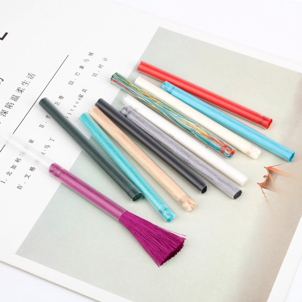 Charm dây tua rua dài 90mm bằng lụa chuyên dùng trang trí rèm cửa DIY