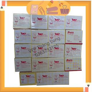 Giấy tomy, nhãn dán tomy a5 các cỡ 99 - 124