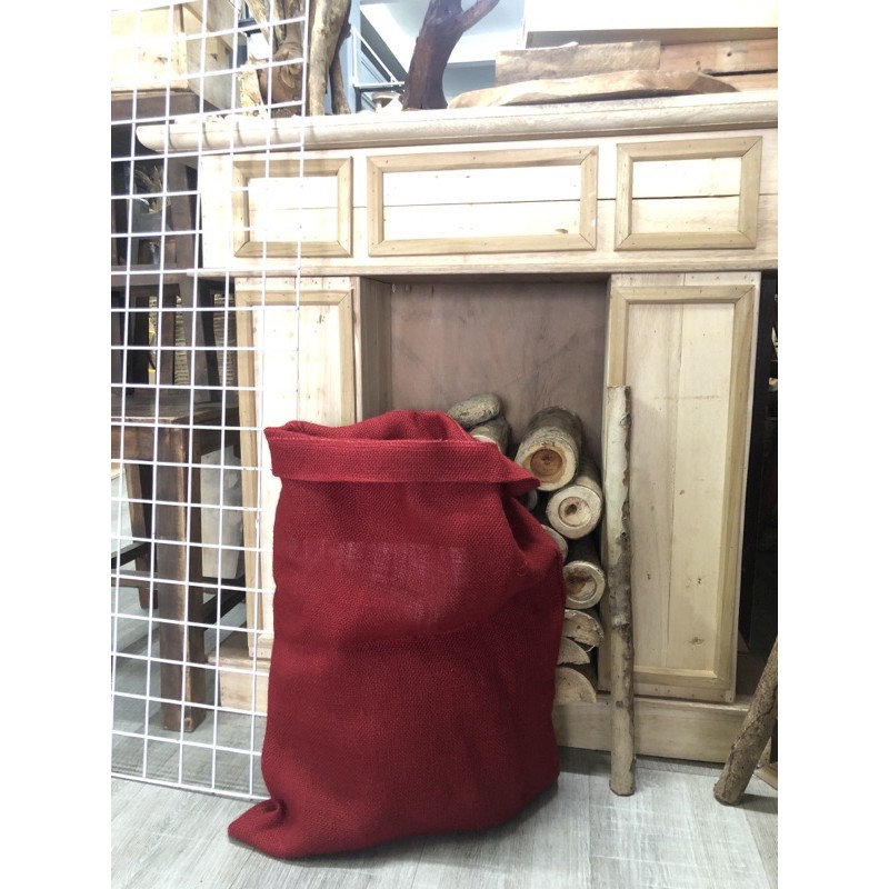 Túi vải bố thô màu trang trí noel kích thước 40*60cm