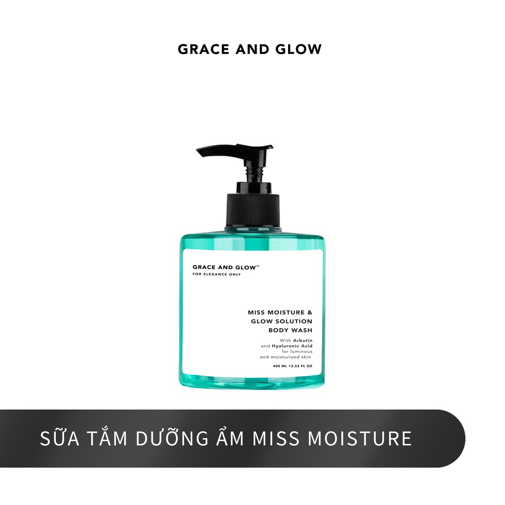 Sữa Tắm Trắng Da Dưỡng Ẩm Tẩy Da Chết Grace and Glow Body Wash (400ml) | BigBuy360 - bigbuy360.vn