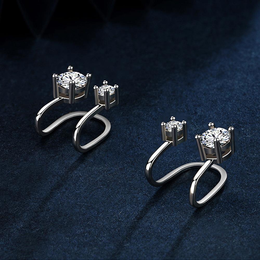 Khuyên Đeo Vành Tai 6mm 4mm Không Cần Xỏ Lỗ