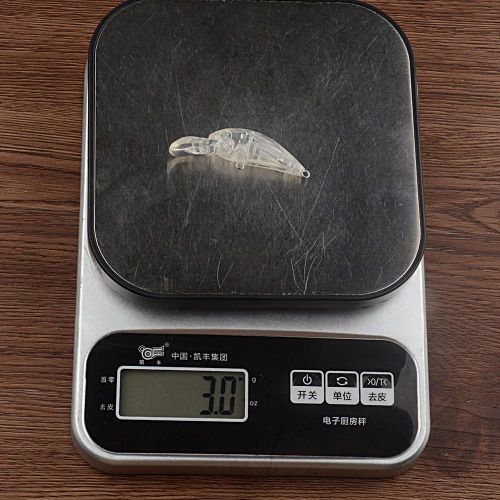 Set 10 Mồi Giả Nhử Cá Trong Suốt Thiết Kế Nhỏ Gọn Tiện Dụng