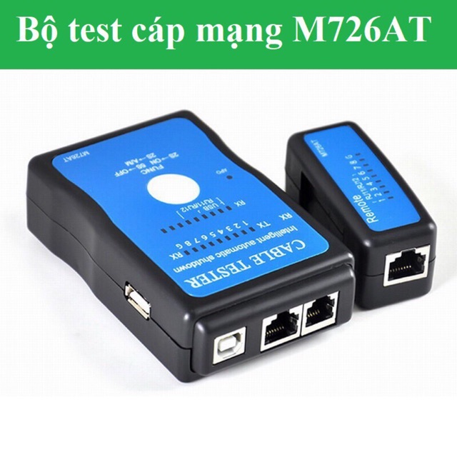 Hộp test mạng đa năng M726 kèm pin chất lượng cao