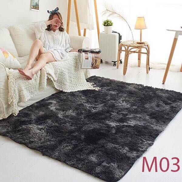 Sale 50% thảm lông loang 1m6x2m,ĐƯỢC CHỌN MÀU