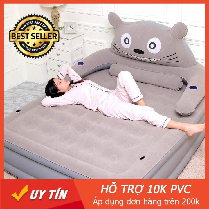 [Mã LIFEBKA5 giảm 10% tối đa 1 Triệu đơn 500k] GIƯỜNG HƠI CAO CẤP 1m2 x 2m (Tặng kèm bơm điện , gối và phụ kiện)