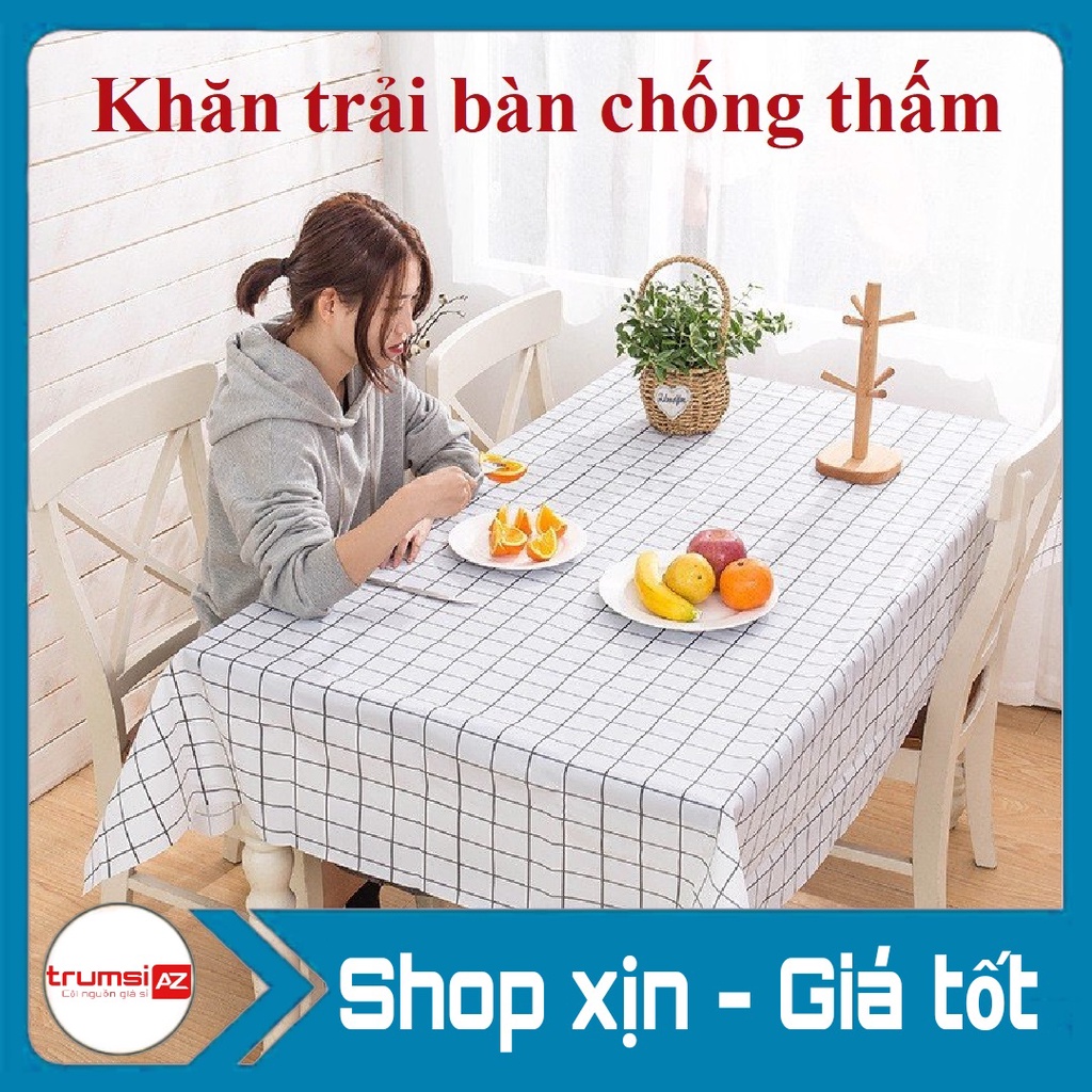 Khăn Trải Bàn chống thấm, chống bẩn (137X137 cm)