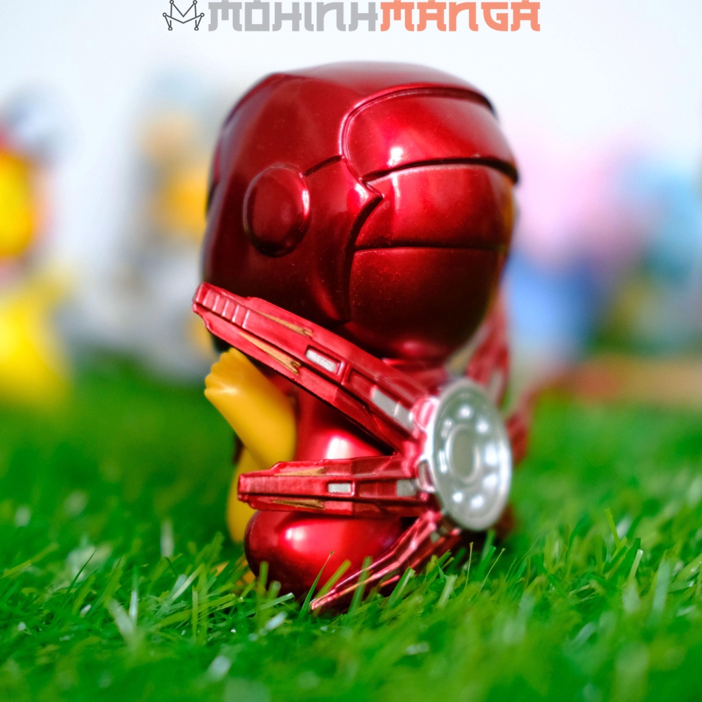 Mô hình Pikachu cosplay Iron Man cao 10cm siêu dễ thương Pokemon Picachu Ironman chibi