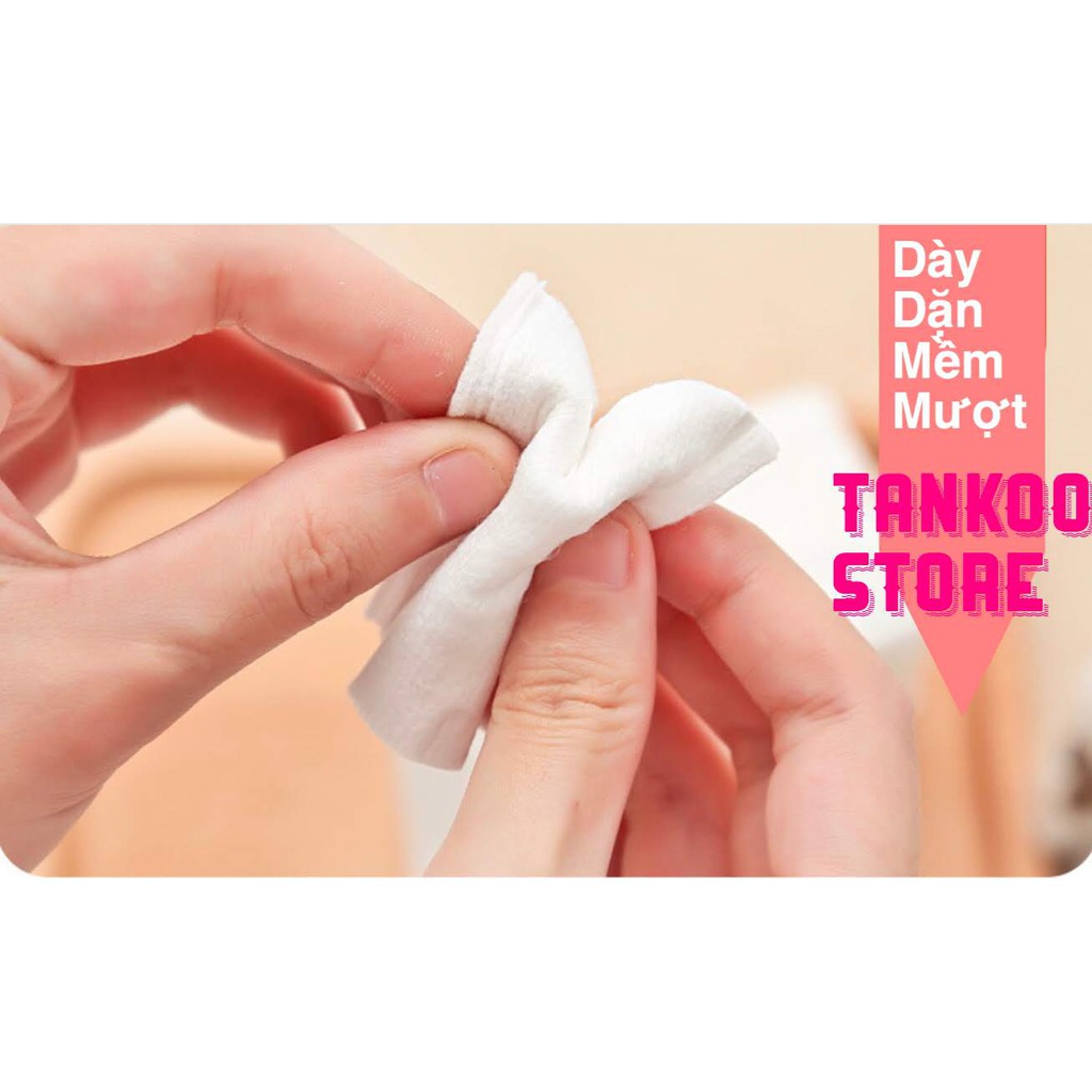 Bông tẩy trang 3 lớp. Cotton pads. 222 miếng/gói. siêu thích,siêu mềm.