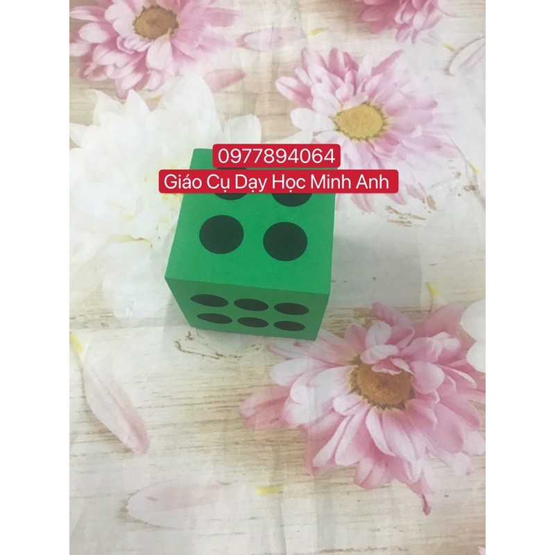 Xúc xắc xốp size 6.3 cm - Game Dice❤️giáo cụ dạy học  hấp dẫn cần thiết cho giáo viên ☘️
