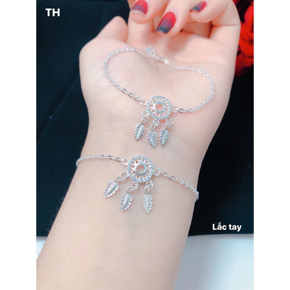 Lắc tay drem bạc ta nguyên chất cho nữ giá ctv