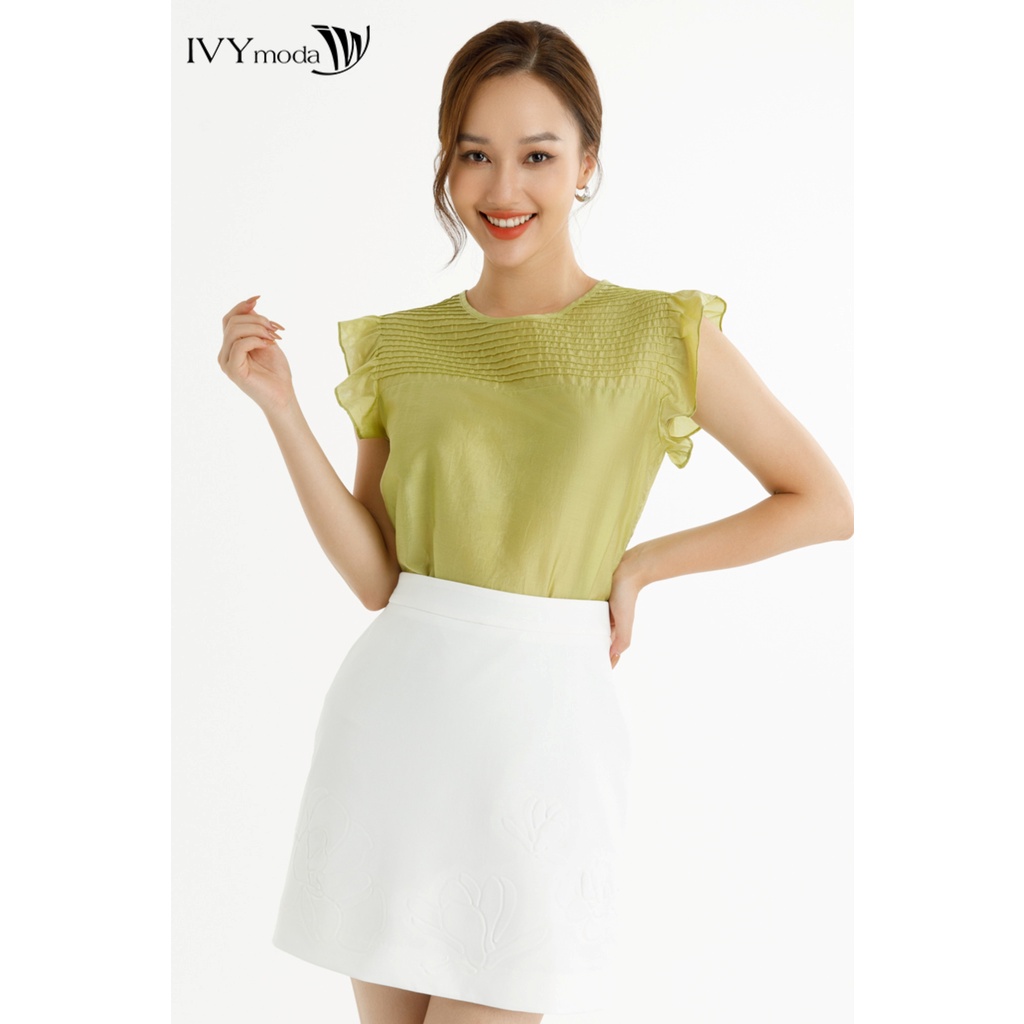 Áo lụa cánh tiên nữ IVY moda MS 16M7767