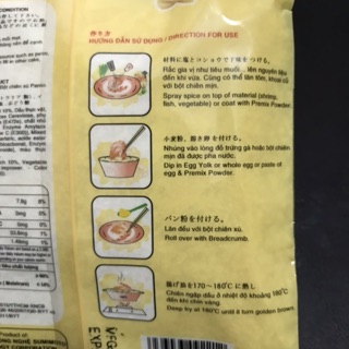 Túi Bột Chiên Xù Panko 100g