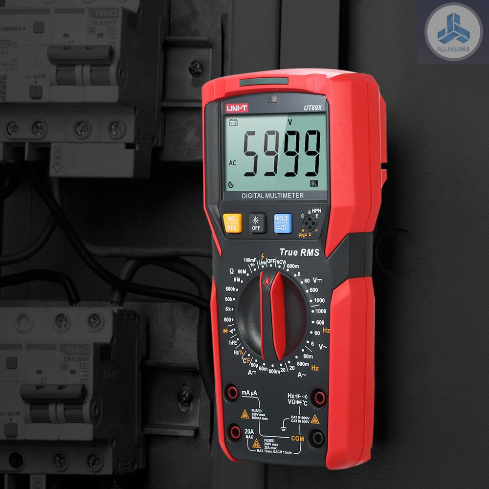 Đồng Hồ Vạn Năng Uni-T Ut89X 6000 Counts Màn Hình Lcd Ac / Dc