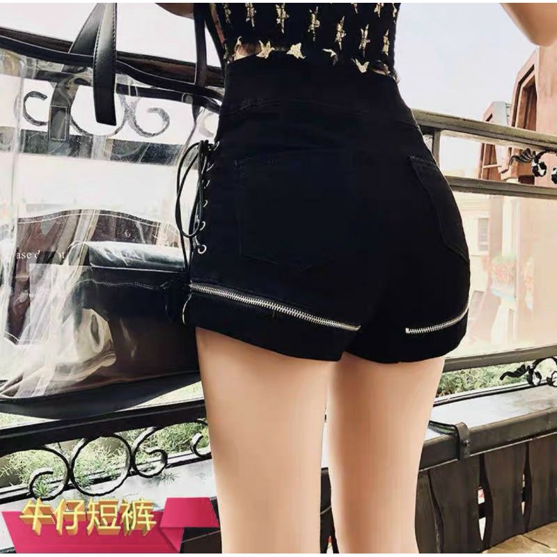 Quần kaki xỏ dây phối dây kéo siêu hot hit