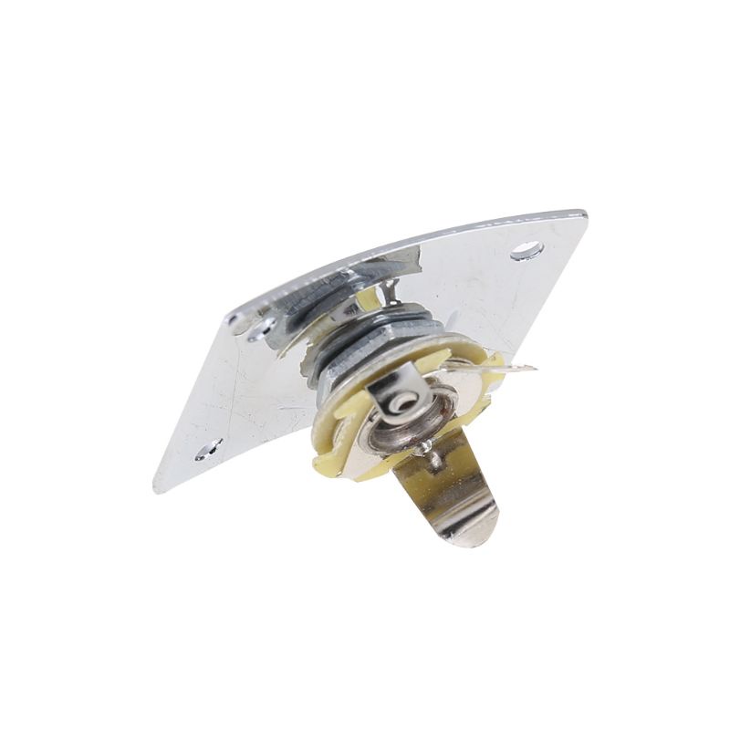 Đĩa Đàn Guitar + Ổ Cắm Đầu Ra Hình Chữ Nhật Bằng Chrome