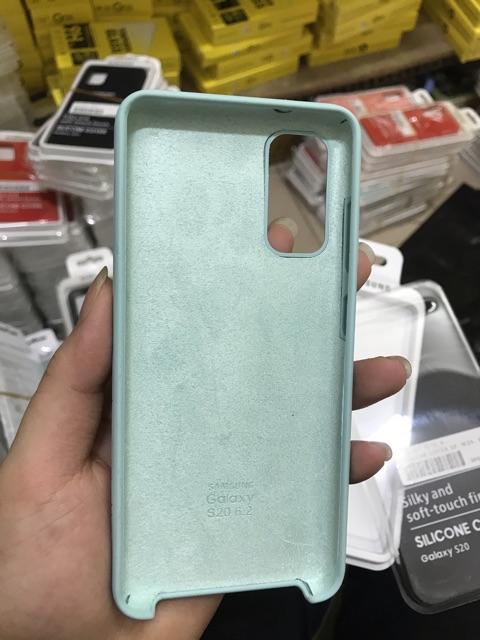 Ốp lưng Silicon Cover Galaxy S20 chống bám bẩn, chống bán vân tay