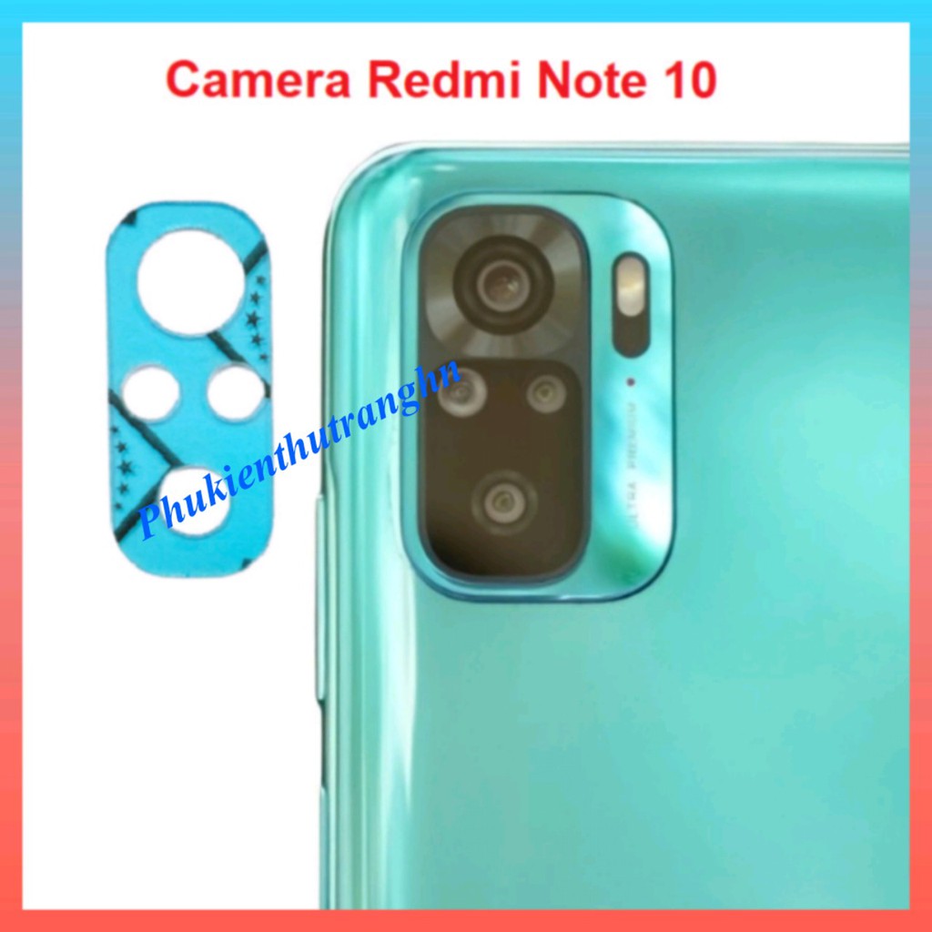 Combo Xiaomi Redmi Note 10/ Note 10S/ Note 10 Pro kính cường lực trong suốt không full màn+ dán bảo vệ camera chống trầy